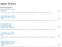Tablet Screenshot of doktoroz-com.blogspot.com