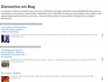 Tablet Screenshot of diamantinoemblog.blogspot.com