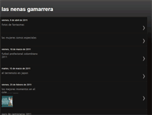 Tablet Screenshot of lasnenasgamarrera.blogspot.com