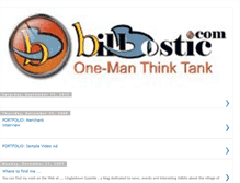 Tablet Screenshot of billbostic.blogspot.com