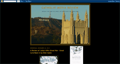 Desktop Screenshot of catholicmediareview.blogspot.com