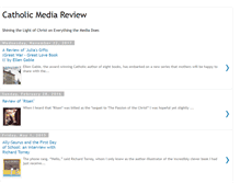 Tablet Screenshot of catholicmediareview.blogspot.com