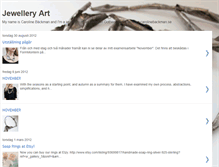 Tablet Screenshot of jewellery-art.blogspot.com