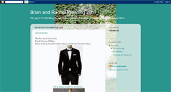 Desktop Screenshot of brianandracheltietheknot.blogspot.com