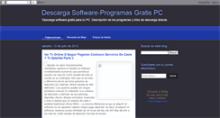 Desktop Screenshot of descargarsoftwaregratis.blogspot.com