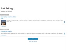 Tablet Screenshot of justsailing-portugal.blogspot.com