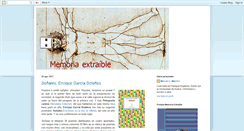 Desktop Screenshot of memoriaextraible.blogspot.com