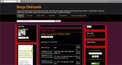 Desktop Screenshot of harga-elektronik.blogspot.com