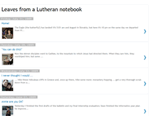 Tablet Screenshot of lutherannotebook.blogspot.com