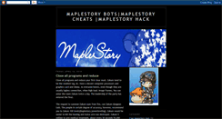 Desktop Screenshot of guides2maplestory.blogspot.com