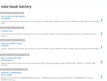 Tablet Screenshot of batteries-notebook.blogspot.com