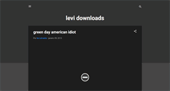Desktop Screenshot of levidownload2010.blogspot.com