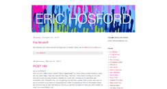 Desktop Screenshot of erichosford.blogspot.com