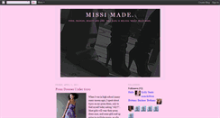 Desktop Screenshot of missimade.blogspot.com