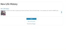 Tablet Screenshot of newlifeschoolhistory.blogspot.com