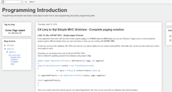 Desktop Screenshot of programmingintroduction.blogspot.com