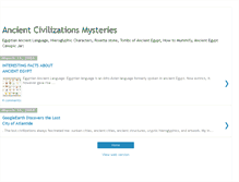 Tablet Screenshot of ancientcivilizationsmysteries.blogspot.com