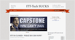 Desktop Screenshot of itt-techsucks.blogspot.com
