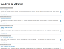 Tablet Screenshot of cuadernodeultramar.blogspot.com