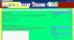 Desktop Screenshot of gogoscrazybonesclub.blogspot.com