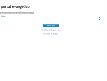 Tablet Screenshot of portalevangelico.blogspot.com