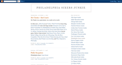 Desktop Screenshot of philadelphiasixersjunkie.blogspot.com