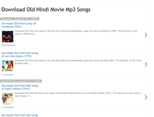 Tablet Screenshot of oldhindimovie.blogspot.com