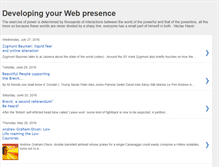Tablet Screenshot of developing-your-web-presence.blogspot.com