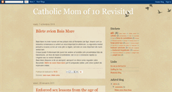 Desktop Screenshot of 2catholicmomof10revisited.blogspot.com