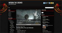 Desktop Screenshot of informthecrowd.blogspot.com