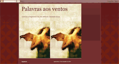 Desktop Screenshot of minhaspalavrasaosventos.blogspot.com