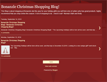 Tablet Screenshot of bonanzlechristmasshopping.blogspot.com