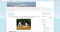 Desktop Screenshot of overthehillhikers.blogspot.com