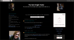 Desktop Screenshot of dark-knight-trailer.blogspot.com