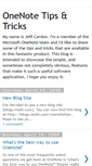 Mobile Screenshot of onenotetips.blogspot.com