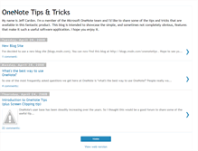 Tablet Screenshot of onenotetips.blogspot.com