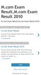 Mobile Screenshot of mcomexamresult.blogspot.com