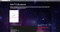 Desktop Screenshot of mrturch.blogspot.com