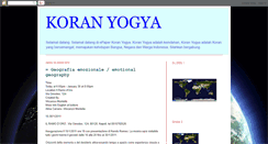 Desktop Screenshot of koranyogya.blogspot.com