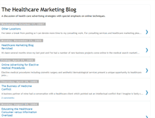 Tablet Screenshot of healthcare-marketing.blogspot.com