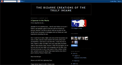 Desktop Screenshot of insanecreations.blogspot.com