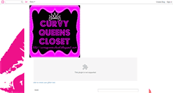 Desktop Screenshot of curvyqueenscloset.blogspot.com