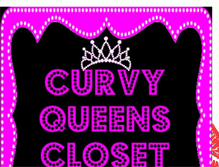 Tablet Screenshot of curvyqueenscloset.blogspot.com