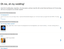 Tablet Screenshot of ohmeohmywedding.blogspot.com