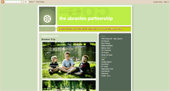 Desktop Screenshot of abrantespartnership.blogspot.com