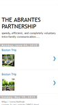 Mobile Screenshot of abrantespartnership.blogspot.com