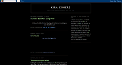 Desktop Screenshot of kira-eggers.blogspot.com