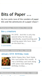 Mobile Screenshot of bits-of-paper.blogspot.com
