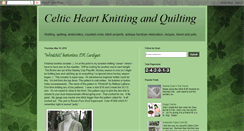 Desktop Screenshot of celticheartquiltingandknitting.blogspot.com