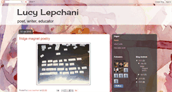 Desktop Screenshot of lucylepchani.blogspot.com